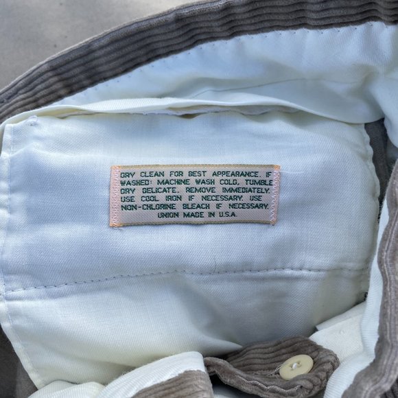 Vintage 1970s LL. Bean corduroy Pants - Picture 3 of 4